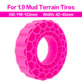 Super Soft Silicone Rubber Inserts for 1.9-Inch mud terrain tires