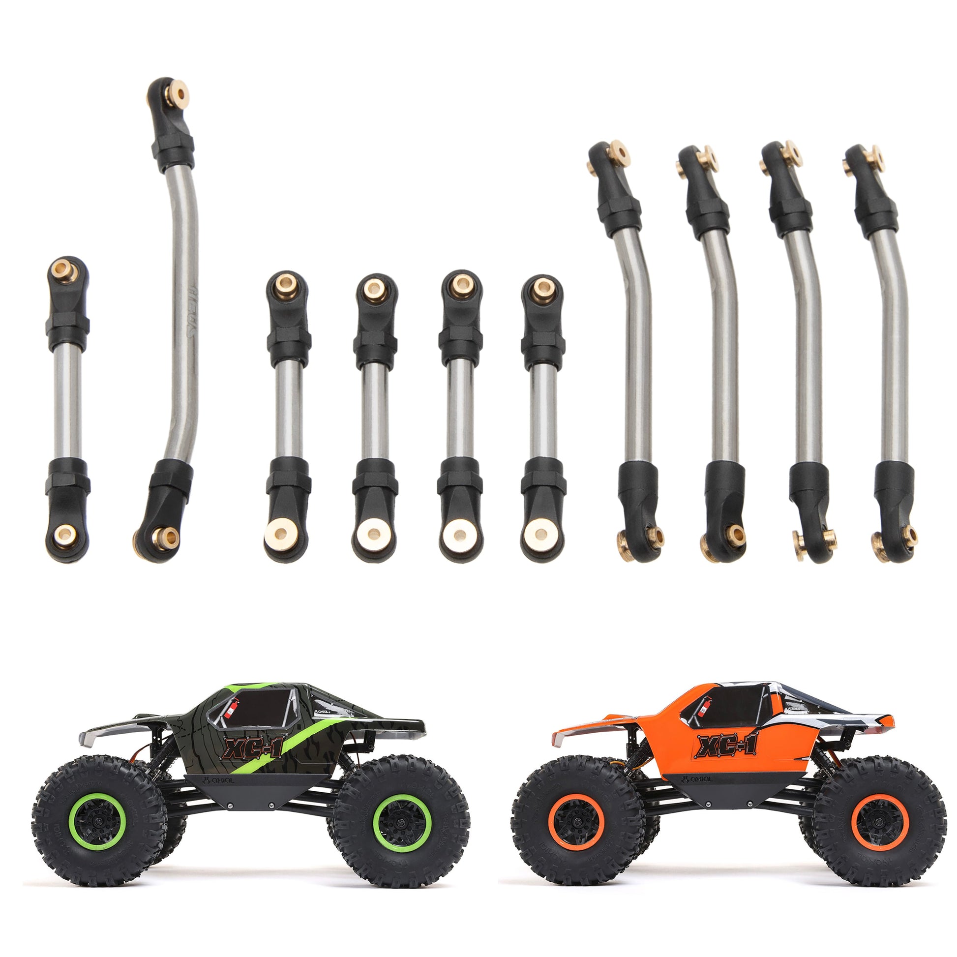 Titanium AX24 High Clearance Chassis & Steering Links 