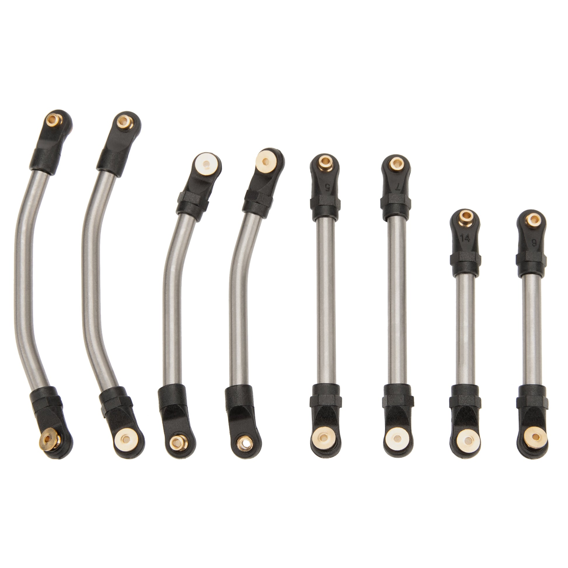 Titanium SCX24 C10 Bronco Double Bed High Clearance Chassis Links 