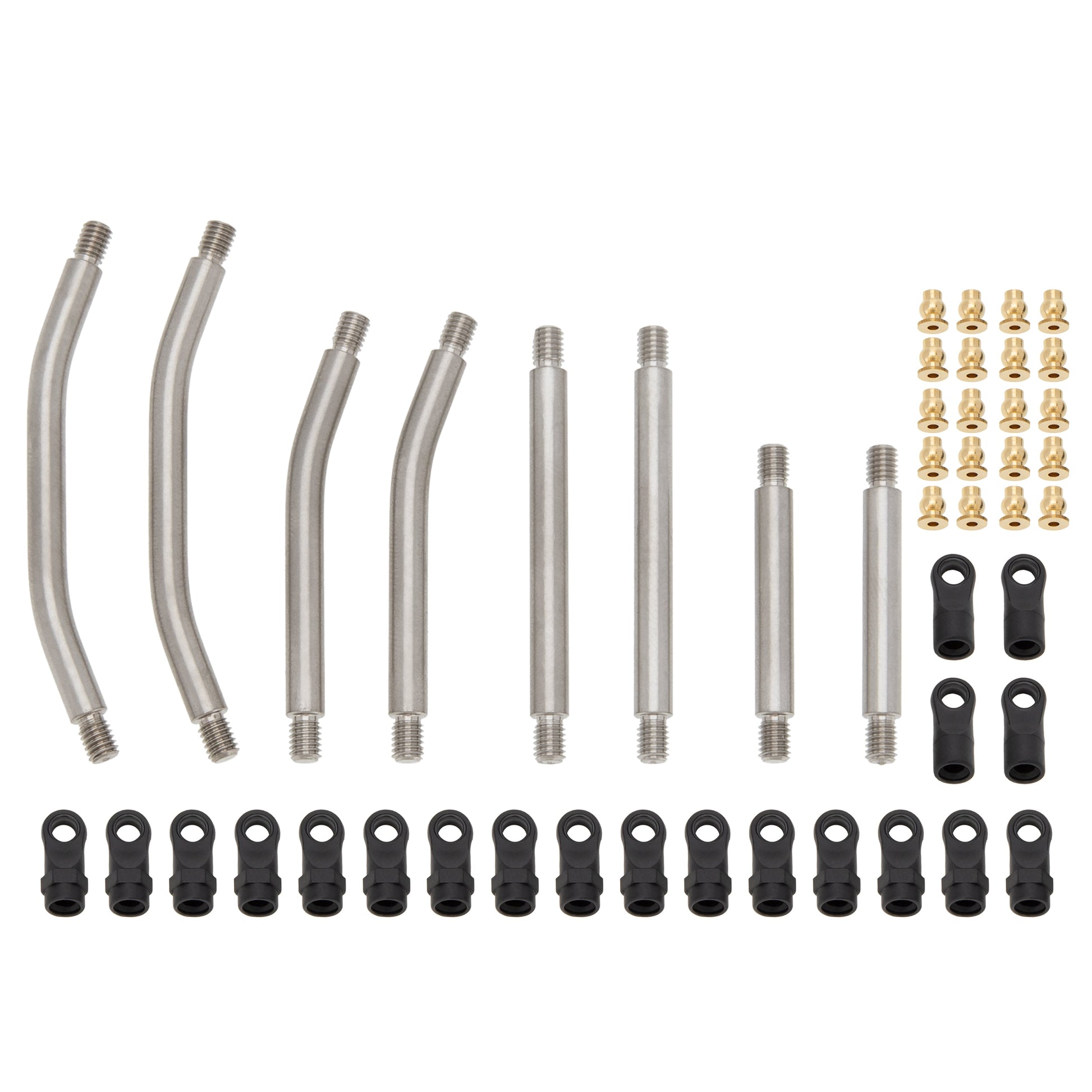 Titanium SCX24 C10 Bronco Double Bed High Clearance Chassis Links 