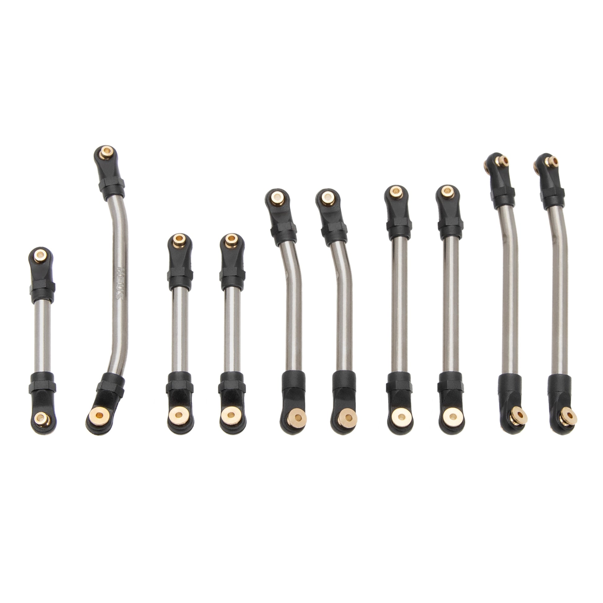 Titanium SCX24 C10 High Clearance Chassis & Steering Links 