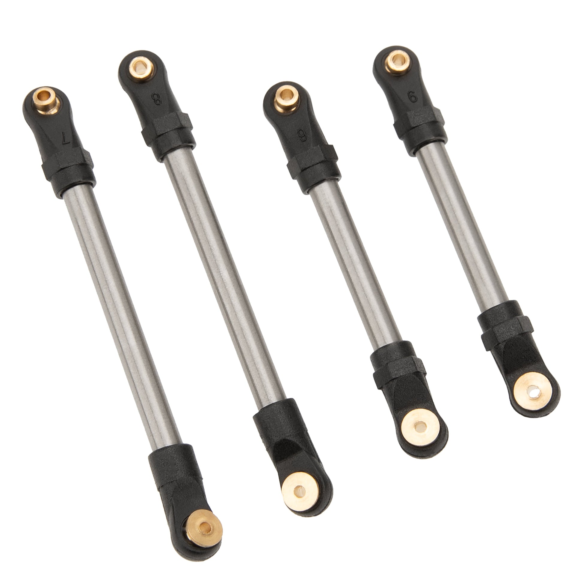 Titanium SCX24 Double Bent High Clearance Chassis front Links for Gladiator