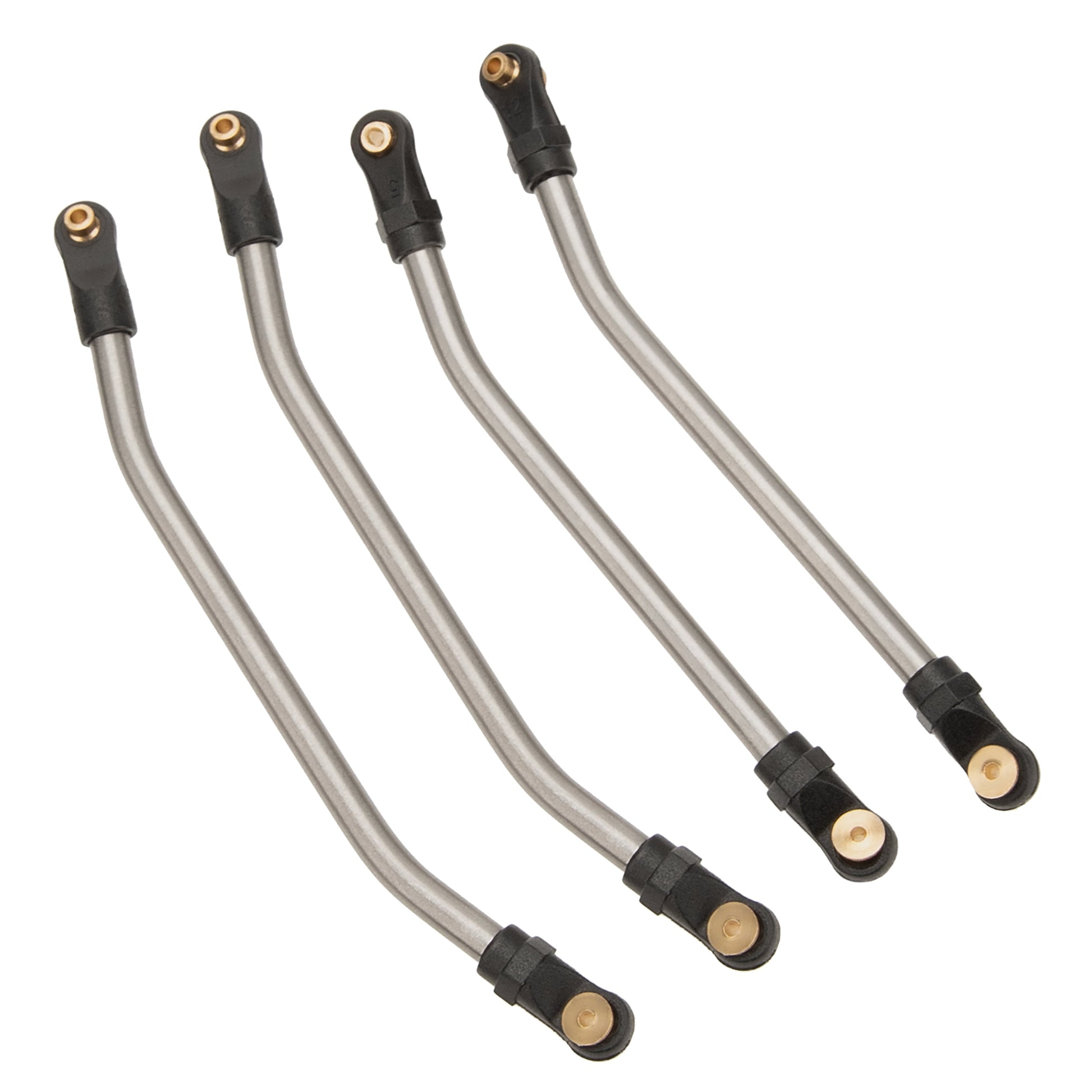 Titanium SCX24 Double Bent High Clearance Chassis rear Links for Gladiator