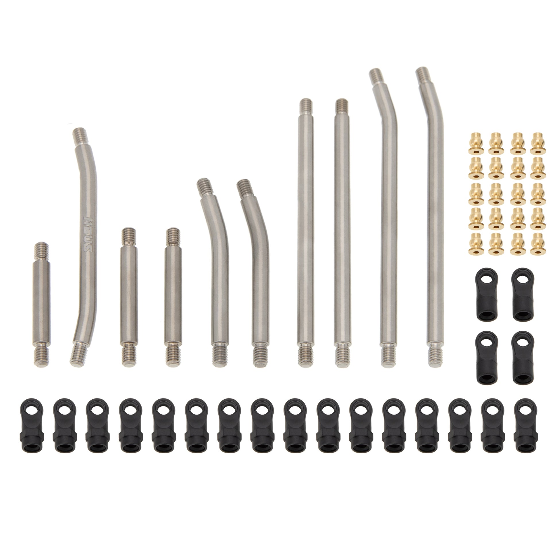 Titanium SCX24 Gladiator High Clearance Chassis & Steering Links 