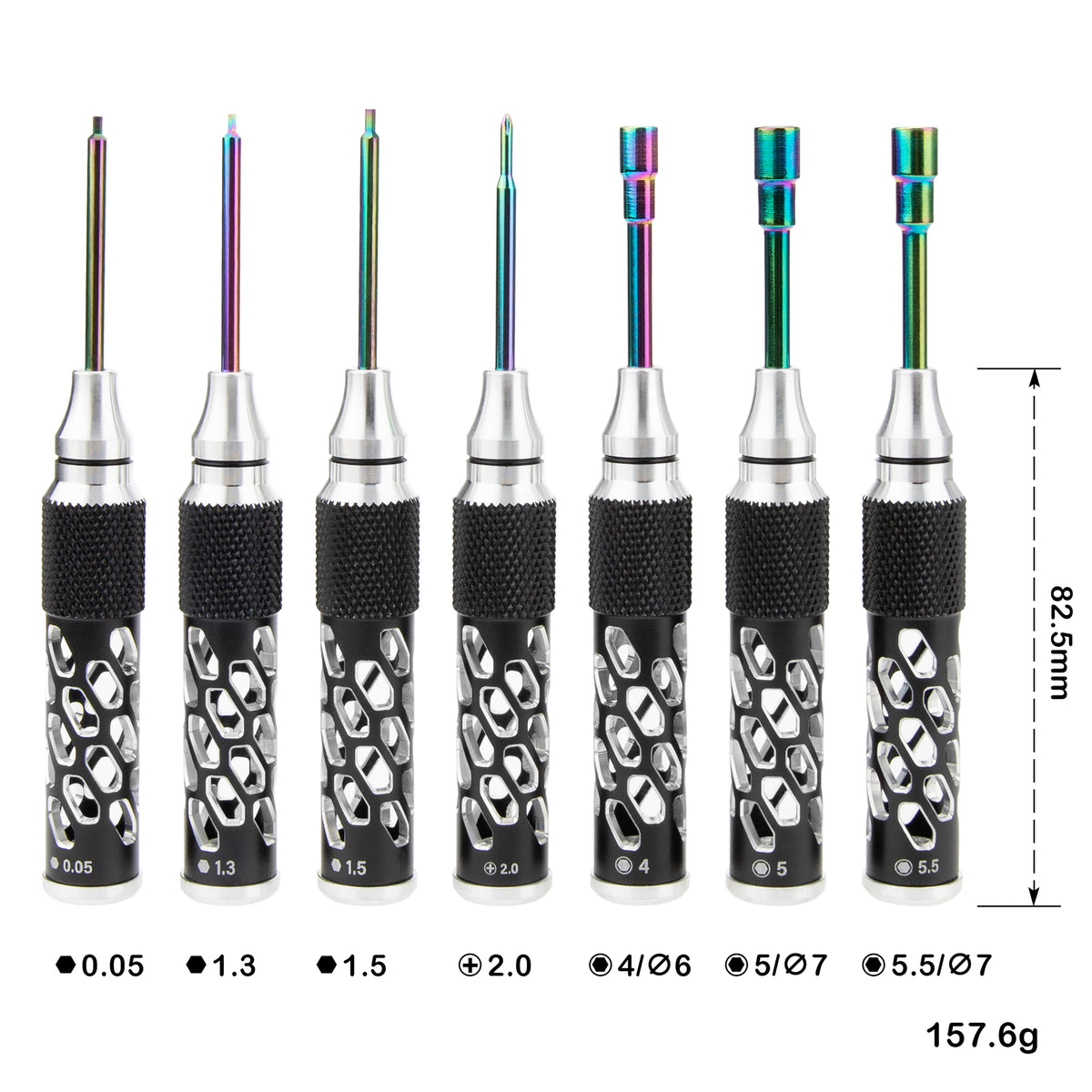 Type A RC Hex Screwdriver Phillips Nut Drive Tool sizes