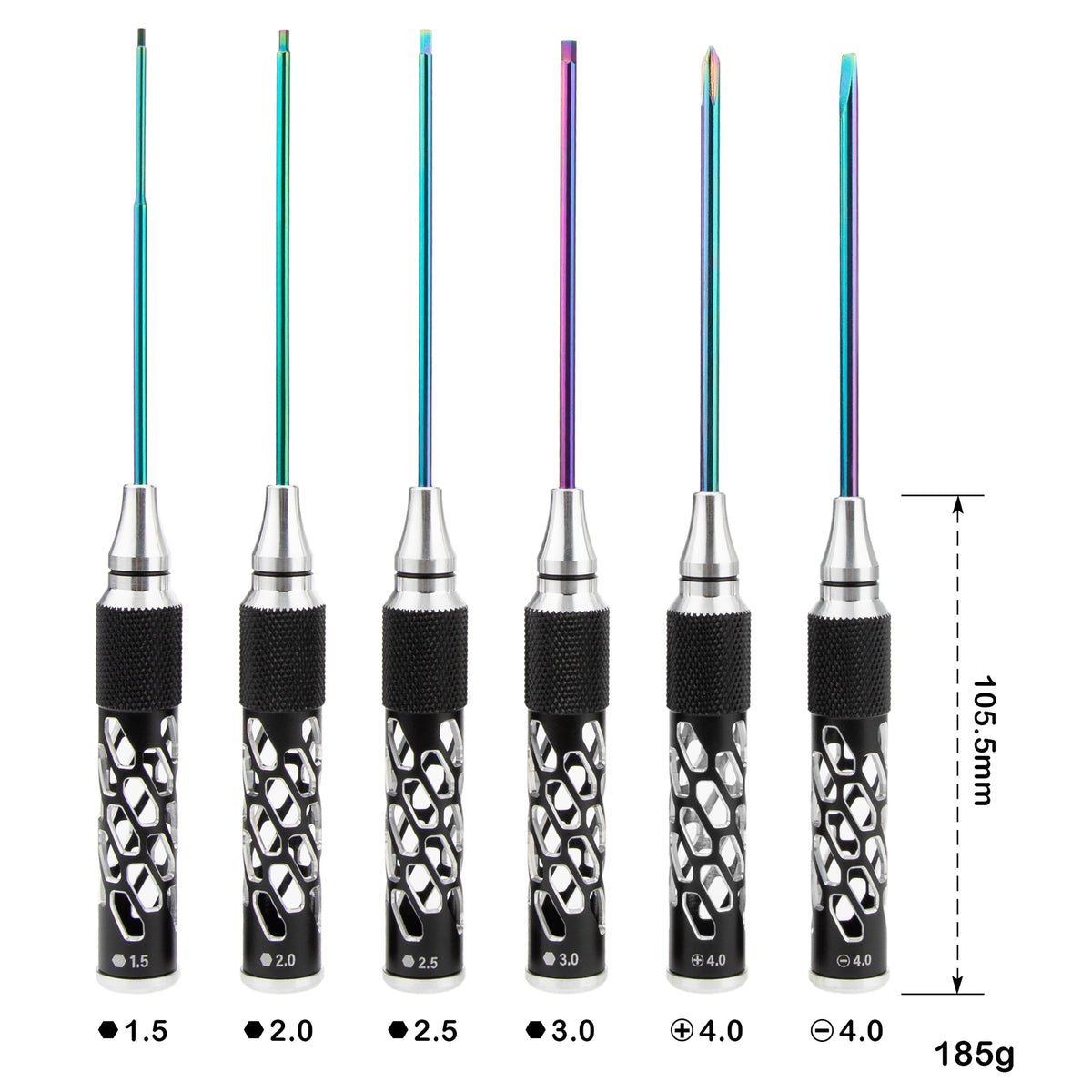 Type D RC Hex Screwdriver Phillips Tools Size
