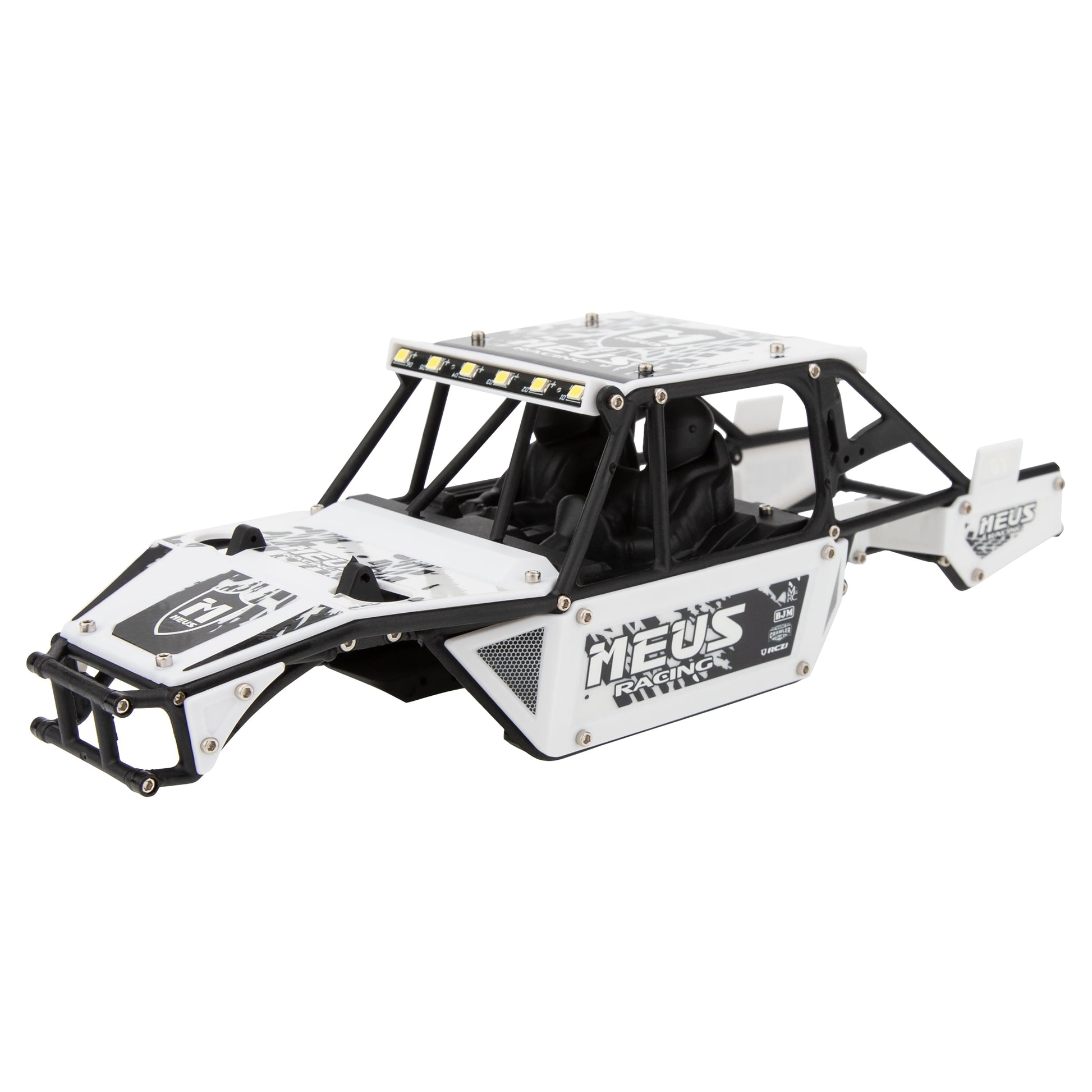 White SCX24 Mantis Roll Cage Chassis Body Shell kit
