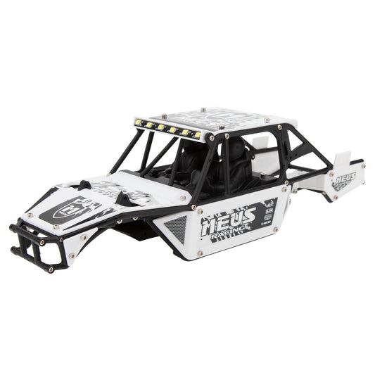 White SCX24 Mantis Roll Cage Chassis Body Shell kit