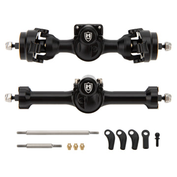 MEUS Racing +3mm Isokinetic SCX30 Axles with 3-Section CVD for Axial 1/30 SCX30